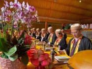 TAIPEI CAODAI CONGREGATION ATTENDED WEIXIN SHENGJIAO’S GRATIFICATION RITUAL IN NANTOU, TAIWAN
