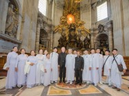 THE SACERDOTAL COUNCIL OF CAODAI TAY NINH HOLY SEE ON ITS FIRST EUROPEAN RELIGIOUS TOUR - MAY 2017