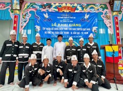 HỌ ĐẠO THỊ TRẤN CẦN THẠNH - H.CẦN GIỜ MỞ KHÓA TẬP HUẤN NGHIỆP VỤ CHUYÊN MÔN NHÂN VIÊN ĐẠO TỲ 
