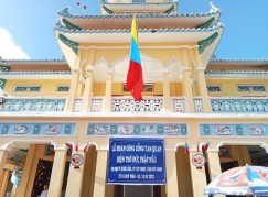 LỄ HOÀN CÔNG CỔNG TAM QUAN NGÔI ĐIỆN THỜ PHẬT MẪU HỌ ĐẠO PHƯỜNG NINH SƠN - TÂY NINH 