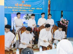 LỄ BẾ GIẢNG KHÓA TẬP HUẤN BA BAN LỄ - NHẠC - ĐỒNG NHI TẠI HỌ ĐẠO LIÊN QUẬN 5 - QUẬN 8, TP.HCM