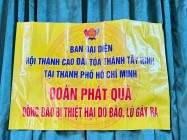 PHÁI ĐOÀN BĐD HỘI THÁNH CAO ĐÀI TTTN TẠI TP.HCM CỨU TRỢ ĐỒNG BÀO MIỀN BẮC BỊ THIÊN TAI