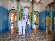 REPRESENTATIVE OF THE PROTESTANT CHURCH OF BAVARIA (GERMANY) VISITS THE CAO DAI HOLY SEE