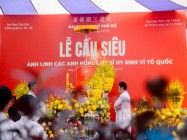 LỄ ĐĂNG ĐIỆN CÚNG TẾ VÀ CẦU SIÊU CHƯ ANH LINH ANH HÙNG LIỆT SĨ HY SINH VÌ TỔ QUỐC
