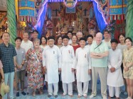A DELEGATION OF FOREIGN PROFESSORS AND SCHOLARS OF RELIGIOUS STUDIES VISITING CAO DAI TEMPLES IN HA NOI